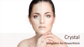  Presentation with aging - Audience pleasing theme consisting of half old and half young backdrop and a lemonade colored foreground