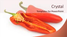 Presentation with peppers - Amazing PPT layouts having style art project haute couture backdrop and a light gray colored foreground