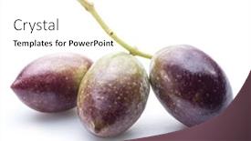  Presentation with leaves - PPT layouts having half-ripe-semi-ripe-fresh background and a white colored foreground