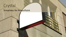  Presentation with python logo - Cool new presentation with half-round-sign backdrop and a coral colored foreground