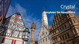  Presentation with new market - Cool new presentation with bayern - half-timbered houses george's spring pillar backdrop and a ocean colored foreground