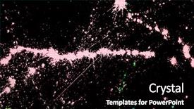  Presentation with painting walls paint roller - Colorful PPT theme enhanced with halftone - bright paint splat design backdrop and a black colored foreground