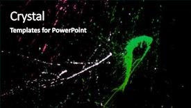  Presentation with painting walls paint roller - Slide deck with halftone - bright paint splat design background and a black colored foreground