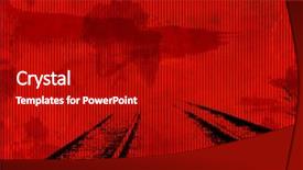  Presentation with computer - Presentation theme featuring halftone - computer designed grunge background background and a  colored foreground