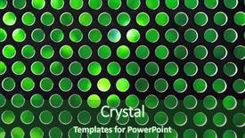  Presentation with green abstract - Cool new theme with halftone - green abstract natural green trees backdrop and a forest green colored foreground