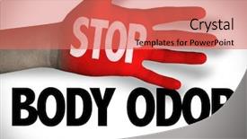  Presentation with halitosis - Amazing slide set having halitosis - stop body odor backdrop and a coral colored foreground