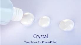  Presentation with toothpaste - Presentation consisting of halitosis - toothpaste squeezed from tube close-up background and a sky blue colored foreground