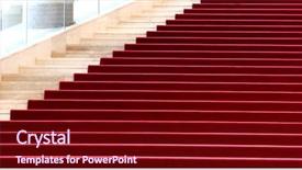  Presentation with red carpet - Colorful theme enhanced with red carpet backdrop and a wine colored foreground