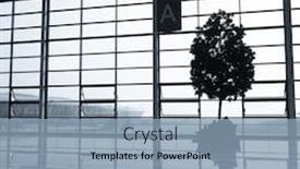  Presentation with shanghai - PPT layouts with hall of shanghai south railway station background and a light blue colored foreground