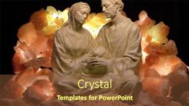  Presentation with nativity - Slide deck featuring hallein-austria-december-14-nativity background and a tawny brown colored foreground