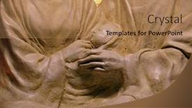  Presentation with nativity - Cool new slide deck with hallein-austria-december-14-nativity backdrop and a coral colored foreground