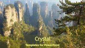  Presentation with canadian culture canada china national - Colorful PPT theme enhanced with hallenluja - zhangjiajie national park china avatar backdrop and a  colored foreground
