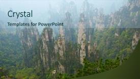  Presentation with canadian culture canada china national - Colorful slides enhanced with hallenluja - zhangjiajie national park china avatar backdrop and a  colored foreground