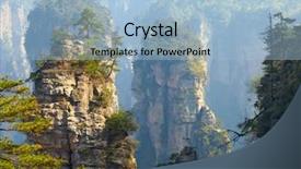  Presentation with canadian culture canada china national - Beautiful slide deck featuring hallenluja - zhangjiajie national park china avatar backdrop and a  colored foreground