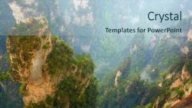  Presentation with canadian culture canada china national - Slides consisting of hallenluja - zhangjiajie national park china avatar background and a  colored foreground