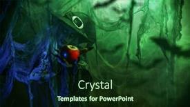  Presentation with black magic - Theme having halloween-a-terrible-wicked-witch background and a tawny brown colored foreground