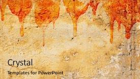  Presentation with blood - Beautiful PPT theme featuring halloween background blood on stucco backdrop and a  colored foreground