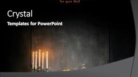  Presentation with witchcraft - Presentation consisting of halloween-background-with-copy-space background and a black colored foreground