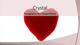  Presentation with blood - Audience pleasing slide deck consisting of halloween concept blood heart-shaped backdrop and a lemonade colored foreground