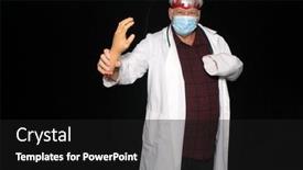  Presentation with halloween - PPT theme with halloween-costume-halloween-photo-booth background and a black colored foreground