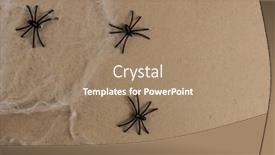  Presentation with horror - Audience pleasing PPT layouts consisting of halloween-decoration-and-horror-concept backdrop and a coral colored foreground