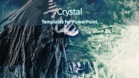  Presentation with cemetery - Audience pleasing presentation consisting of halloween ghosts - bloodthirsty zombi standing backdrop and a ocean colored foreground