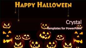  Presentation with stop violence against black women - Beautiful presentation featuring halloween ghosts - lots of pumpkins lit brightly backdrop and a wine colored foreground