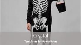  Presentation with childhood - Audience pleasing slide set consisting of halloween-holiday-and-childhood-concept backdrop and a gray colored foreground