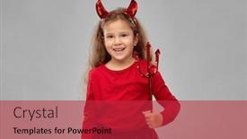  Presentation with red grey - Colorful presentation design enhanced with halloween-holiday-and-childhood-concept backdrop and a red colored foreground