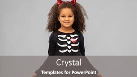  Presentation with red grey - Presentation design consisting of halloween-holiday-and-childhood-concept background and a gray colored foreground