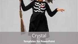  Presentation with childhood - Presentation theme featuring halloween-holiday-and-childhood-concept background and a gray colored foreground