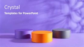  Presentation with holiday - Presentation design enhanced with halloween-holiday-concept-podiums background and a  colored foreground