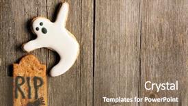 Presentation with gingerbread - Amazing theme having halloween homemade gingerbread cookies backdrop and a  colored foreground