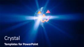  Presentation with disco ball - Beautiful slides featuring halloween-party-pumpkin-disco-ball backdrop and a navy blue colored foreground