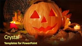  Presentation with barn wood autumn apples - Presentation consisting of halloween pumpkin and autumn leaves background and a tawny brown colored foreground