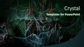  Presentation with scary halloween - Presentation design enhanced with halloween-scary-stories-dark-scary background and a wine colored foreground