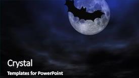  Presentation with flying - Slide set having hallowen - halloween background flying bat background and a wine colored foreground