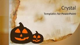  Presentation with halloween - Presentation theme enhanced with hallowin - background for your message halloween background and a  colored foreground