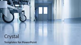  Presentation with medicine wheel - PPT layouts enhanced with hallway with a stretchers wheel background and a light blue colored foreground