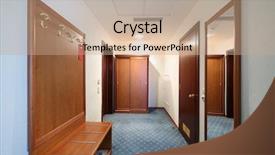  Presentation with closet - Slide set featuring islam - woman in traditional muslim clothing background and a light gray colored foreground