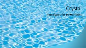  Presentation with effect - Slides with halo effect - water abstract background background and a light blue colored foreground