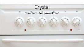  Presentation with switches - PPT theme having halogen element - hotplate switches isolated on white background and a  colored foreground