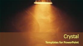  Presentation with spectrum laser beams light - Theme consisting of halogen lamp with reflector warm background and a tawny brown colored foreground