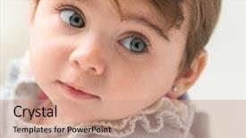  Presentation with baby chickens little cute chicks - Cool new PPT theme with halusination - portrait of cute baby indoors backdrop and a coral colored foreground