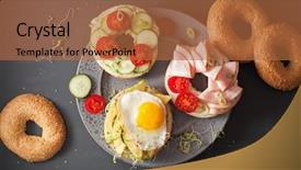  Presentation with avocado - Audience pleasing slides consisting of ham tomato soft cheese alfalfa backdrop and a red colored foreground