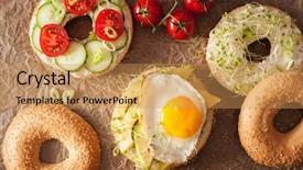  Presentation with avocado - Theme featuring ham tomato soft cheese alfalfa background and a yellow colored foreground