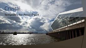  Presentation with hamburg - PPT theme featuring hamburg-germany-august-28-hamburg background and a light blue colored foreground