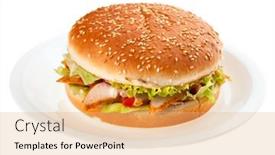  Presentation with hamburger - 