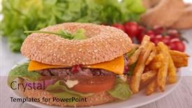  Presentation with hamburger - 