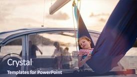  Presentation with sunset sailing - Cool new presentation with hammock set on the sail backdrop and a ocean colored foreground